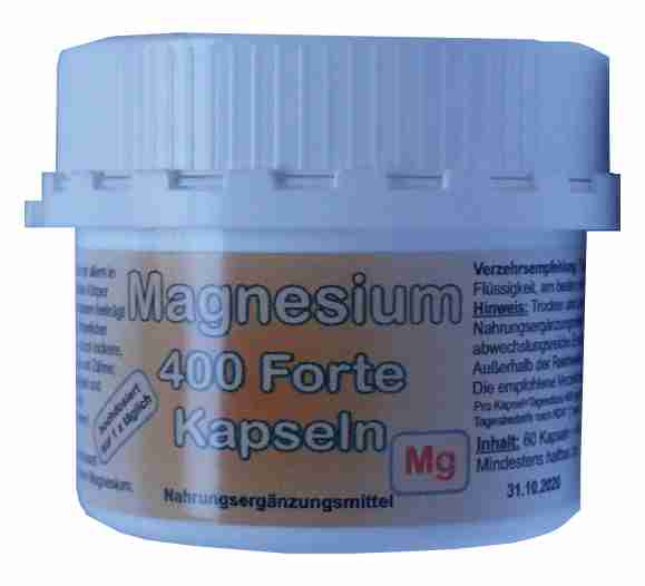 Magnesium Forte 100 Kapseln mit 400mg
