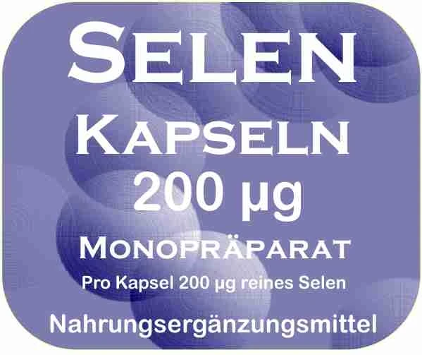 Selen 200µg pro Kapsel